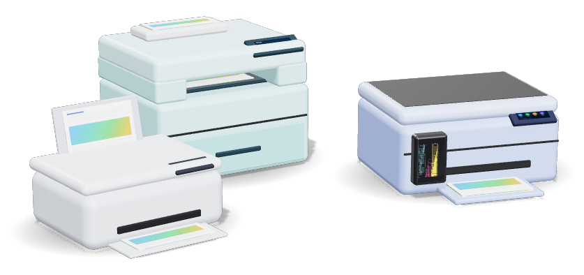 A multifunction laser, an ink tank and a compact all-in-one printer