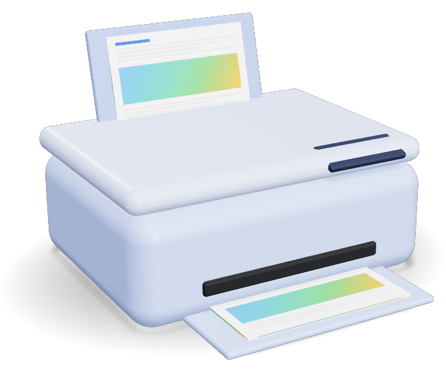 Compact Wireless All-in-One Inkjet Printer, 8.5 ppm, Document Feeder, Duplex