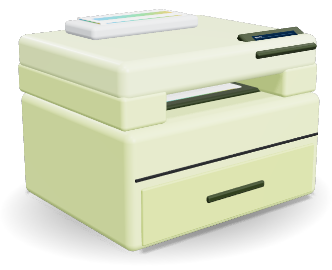 Network Monochrome Laser Multifunction Printer, 61 ppm, Document Feeder, Duplex