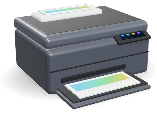 Wireless All-in-One Color Inkjet Printer, 22 ppm, Fax, Document Feeder, Duplex, 500-Sheet Tray