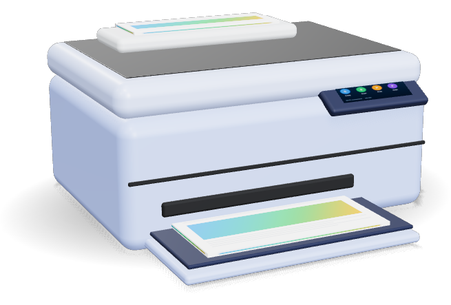 Wireless All-in-One Color Inkjet Printer, 22 ppm, Fax, Document Feeder