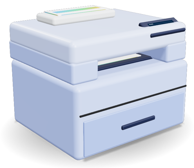 Wireless Monochrome Laser Multifunction Printer, 40 ppm, Fax, Document Feeder